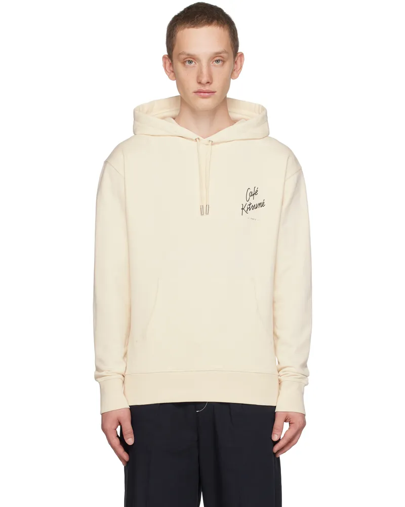 Kitsuné Off-White 'Café Kitsuné' Hoodie Lt