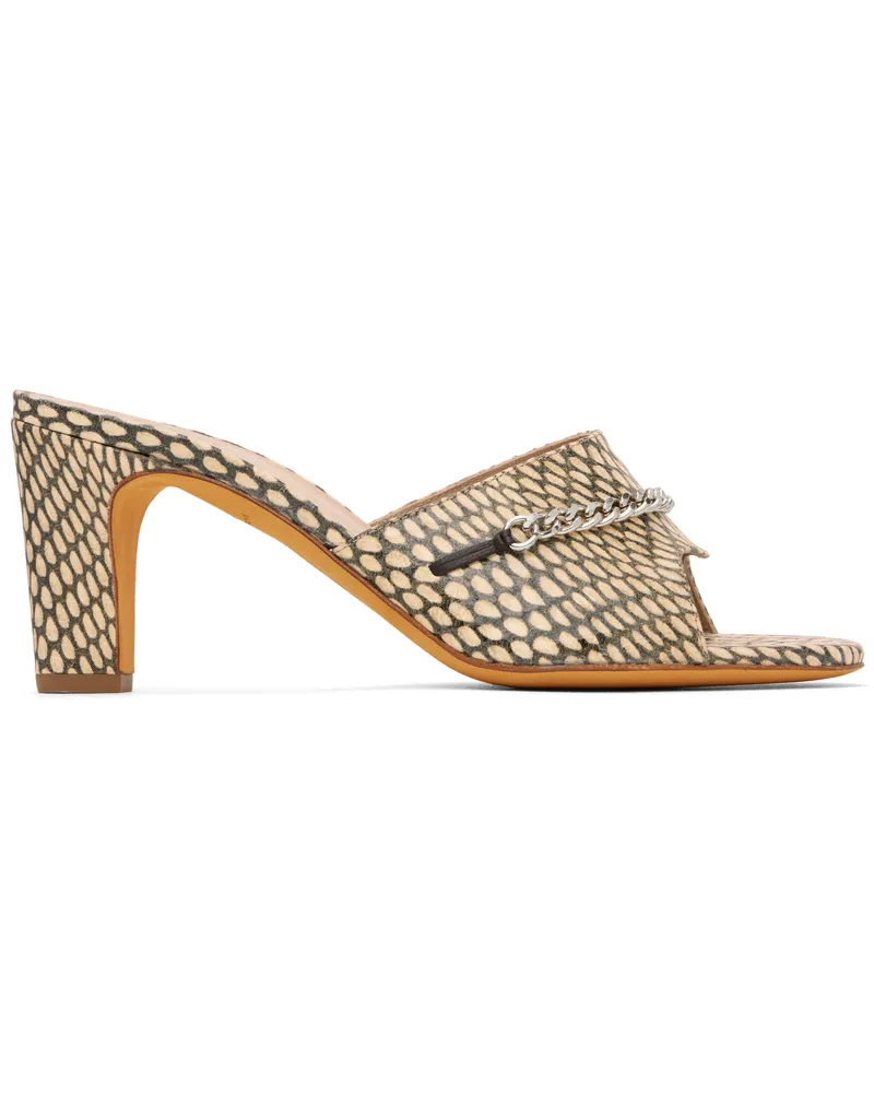 Maryam Nassir Zadeh Beige Paloma Heeled Sandals 453