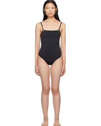 Bottega Veneta Navy Drop Swimsuit Navy