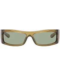 Gucci Brown Wrapped Sunglasses Brown