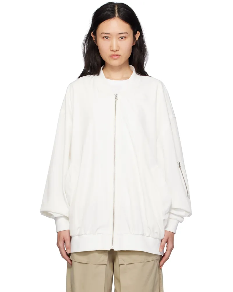 Maison Margiela Off-White Zip Bomber Jacket 102