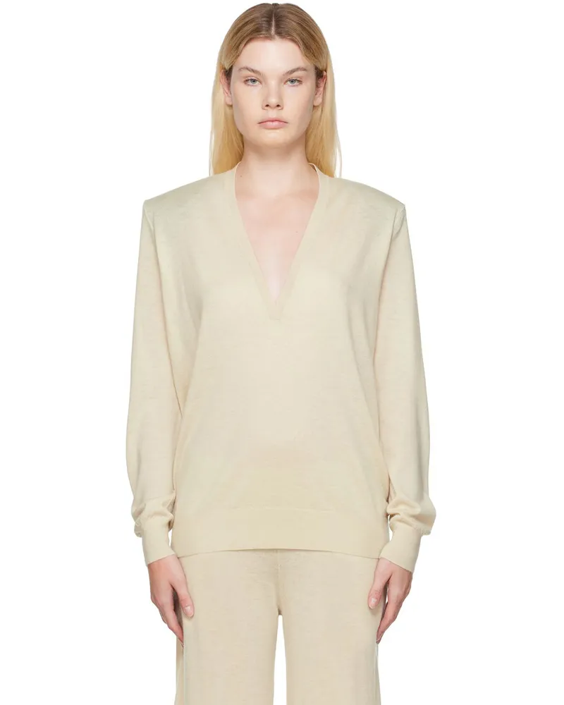 Frenckenberger Off-White Johnny Deep V Sweater 6