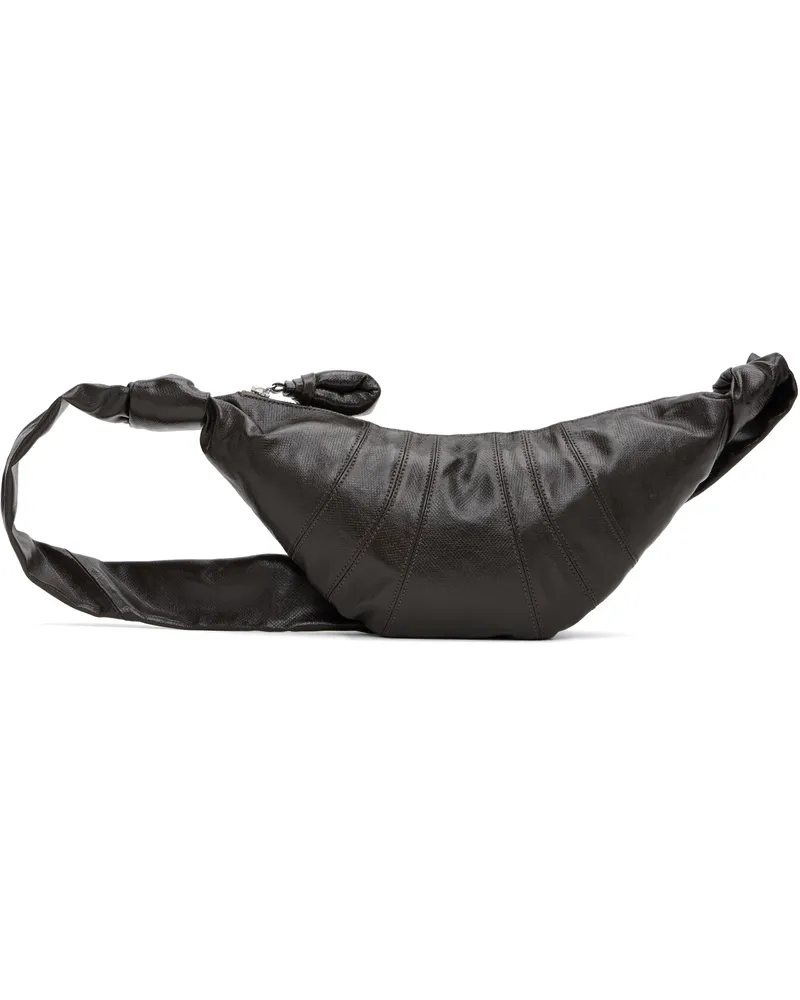 Christophe Lemaire Taupe Small Croissant Bag Br501