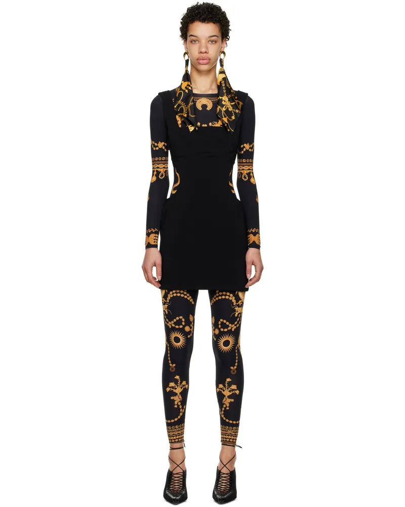 Marine Serre Black Cutout Minidress 00