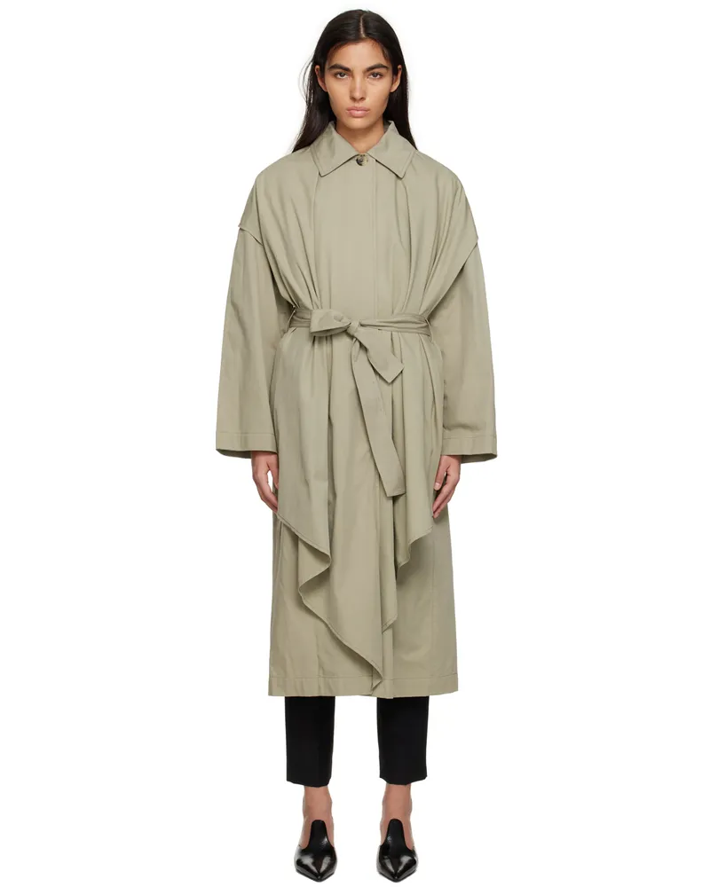 Totême Beige Layered Trench Coat 633