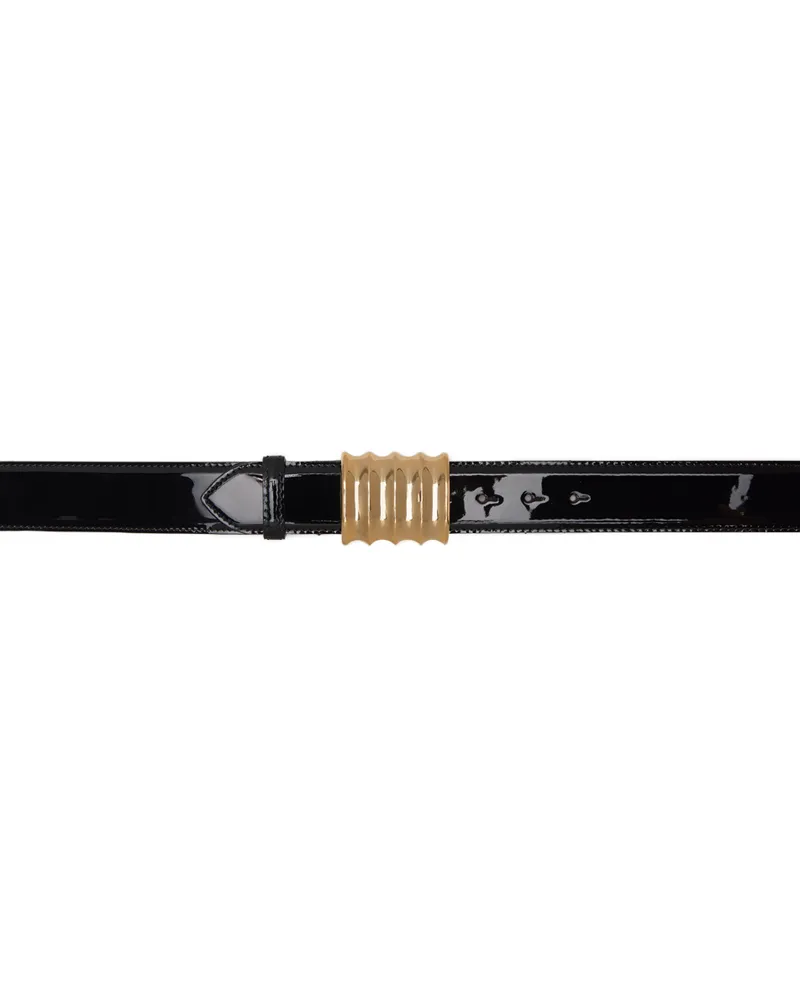 KHAITE Black 'The Medium Julius' Belt 200