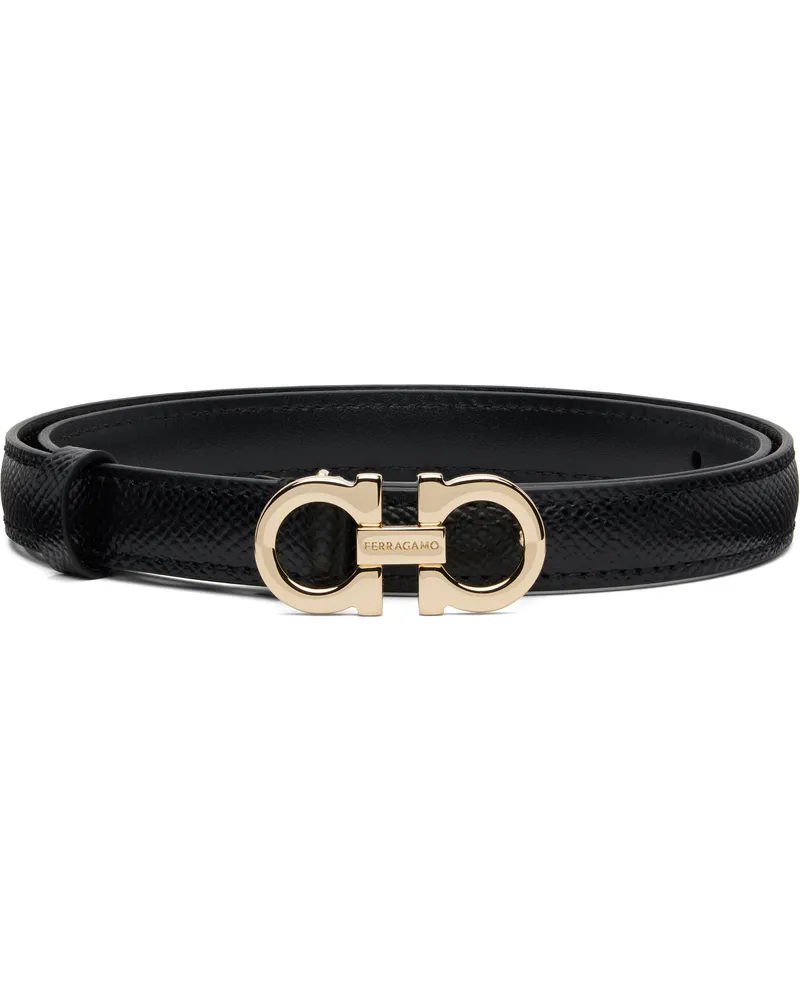Ferragamo Black Sized Gancini Belt 193