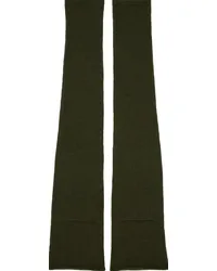 Rick Owens Green Cashmere Arm Warmers Green