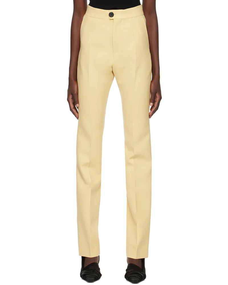 KWAIDAN EDITIONS Yellow Slim Leg Trousers Yellow