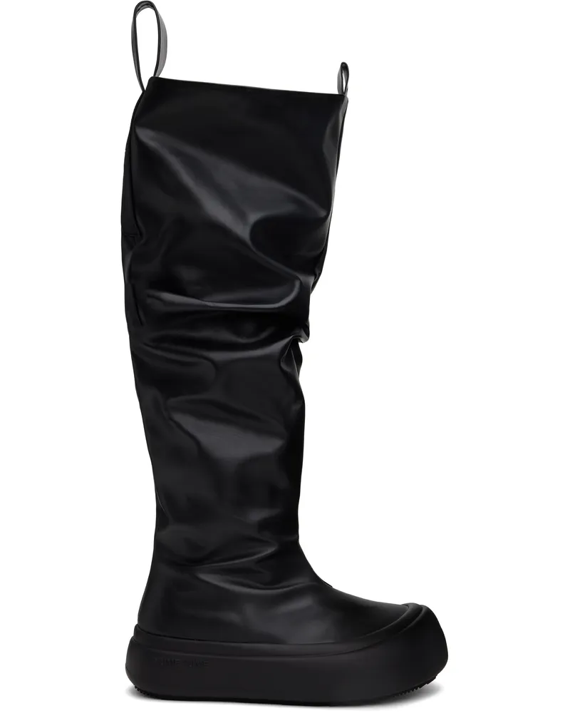 YUME YUME Black Fisherman Tall Boots Black
