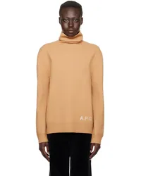 A.P.C. Tan Walter Turtleneck Cab