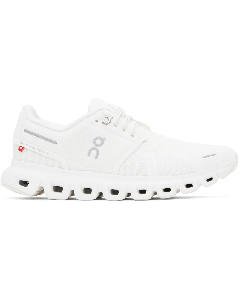 ON White Cloud 6 Sneakers White