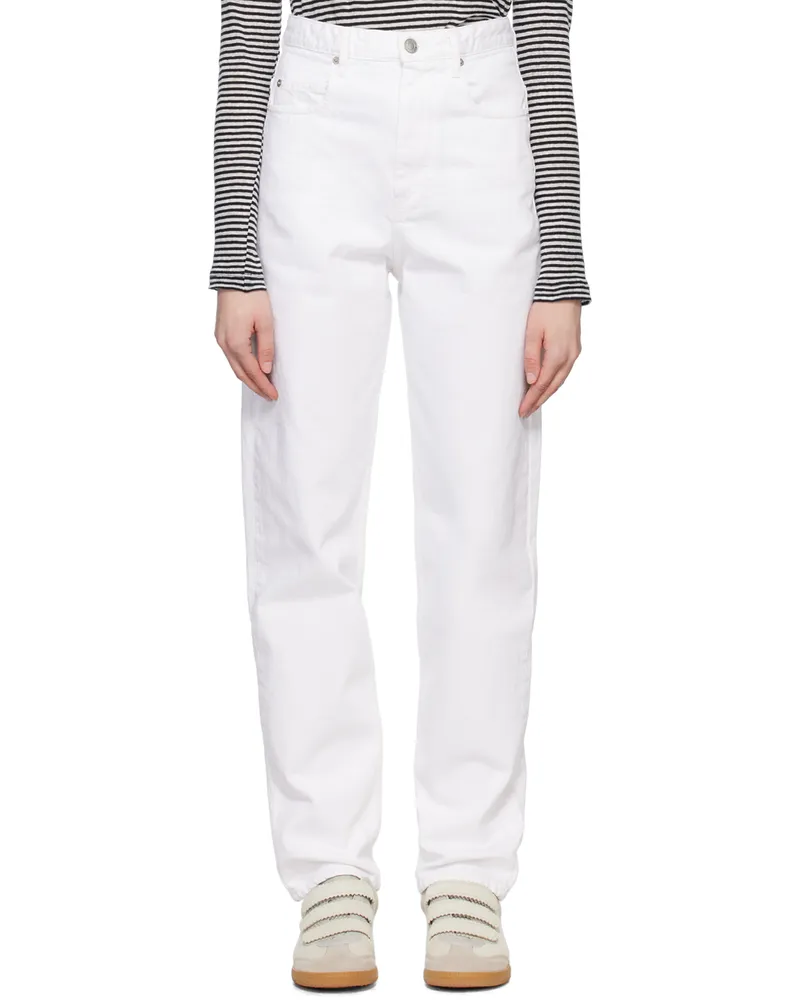 Étoile Isabel Marant White Corsy Jeans 20wh