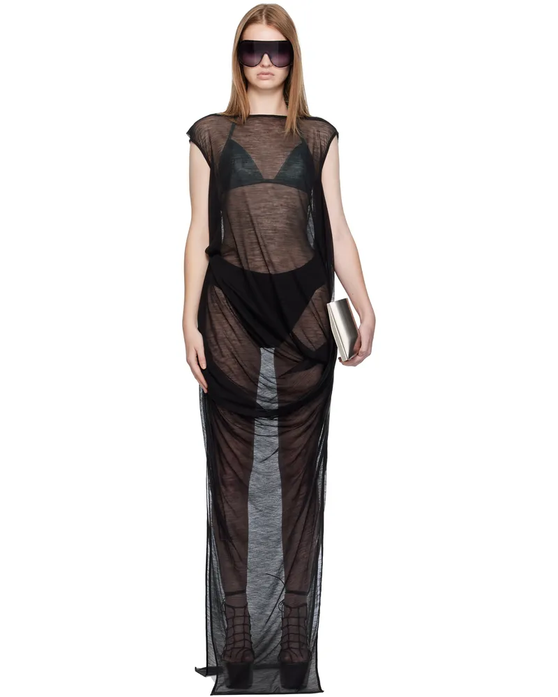 Rick Owens Black Concordians Nouveau Maxi Dress 09