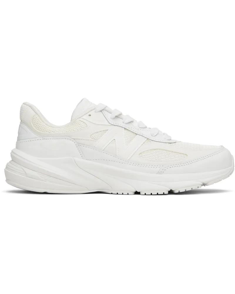 Comme des Garçons White New Balance Edition Made in USA 990v6 Sneakers 1