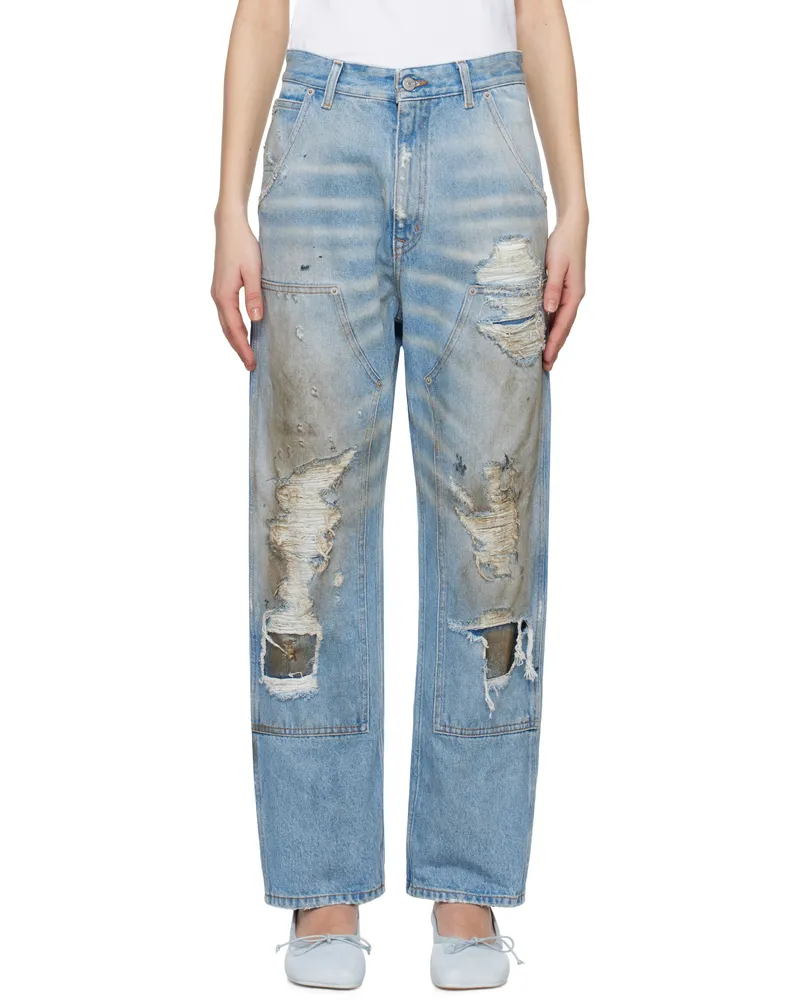 Maison Margiela Blue 5-Pocket Jeans 964