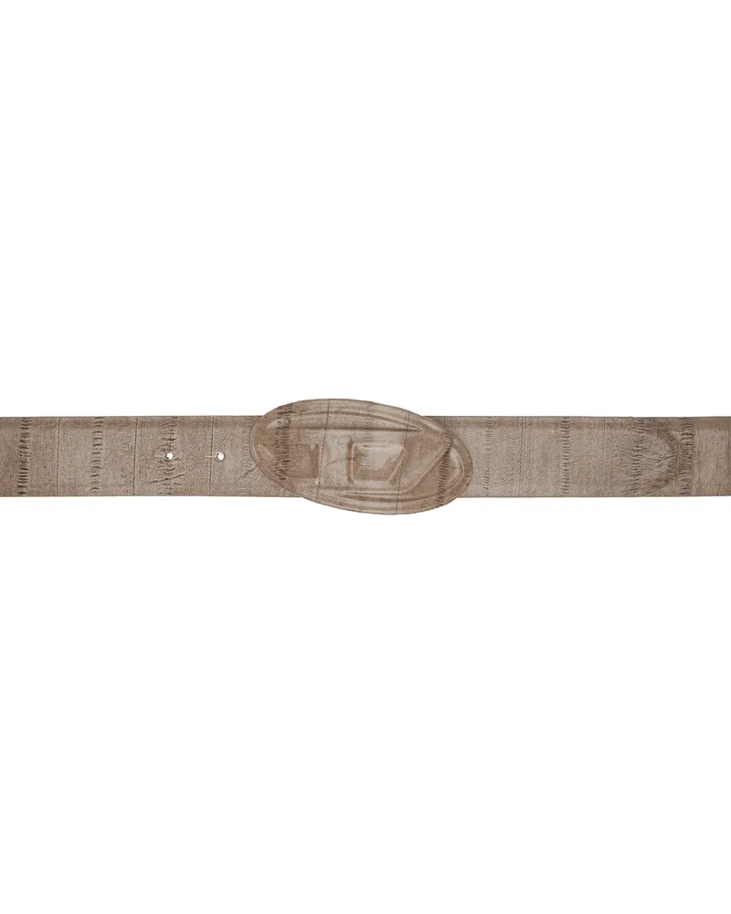 Diesel Beige B-1dr Embraced Belt T2331