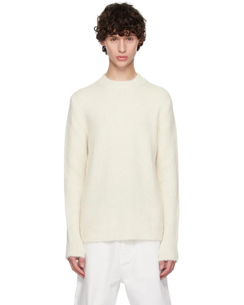 Jil Sander Off-White Crewneck Sweater 105