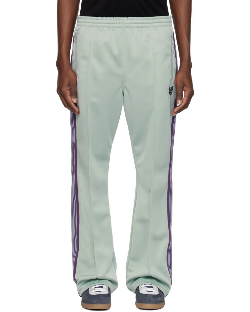 NEEDLES Green Boot-Cut Track Pants B-sax