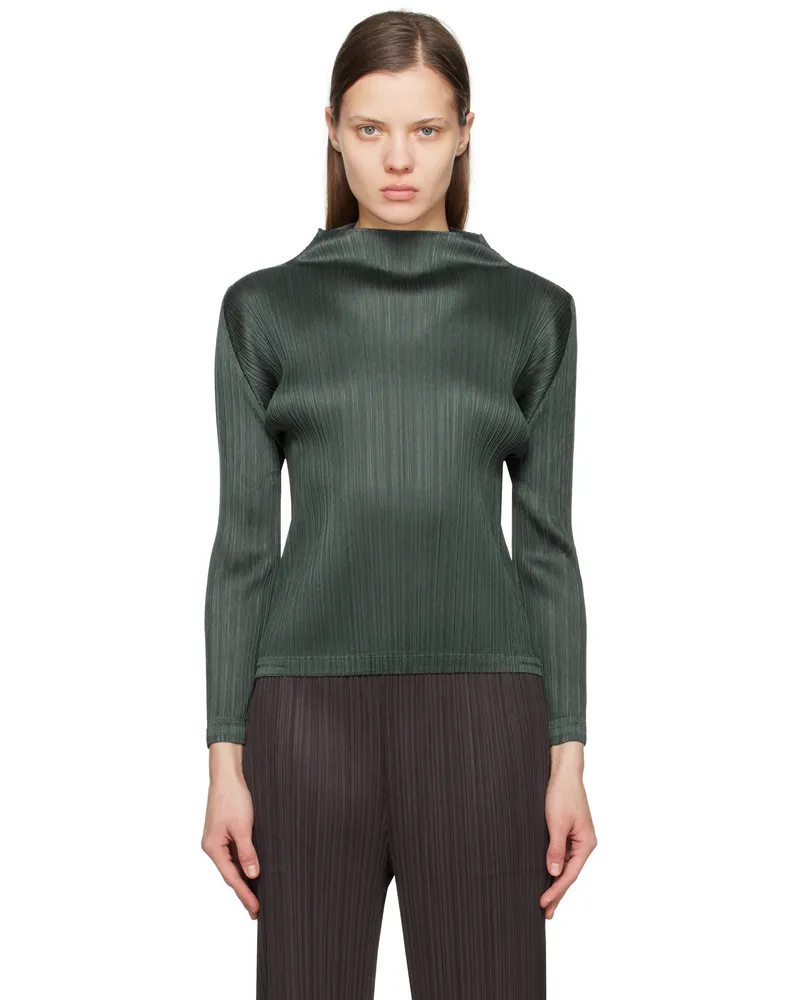 Issey Miyake Gray Monthly Colors December Top 18