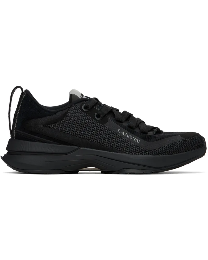 Lanvin Black L-I Mesh Sneakers 1010