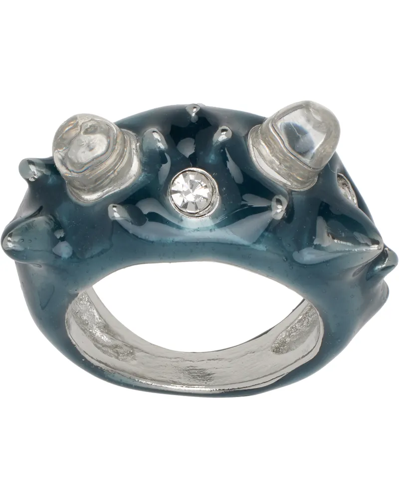 Collina Strada Blue Demi Alien Ring Sea