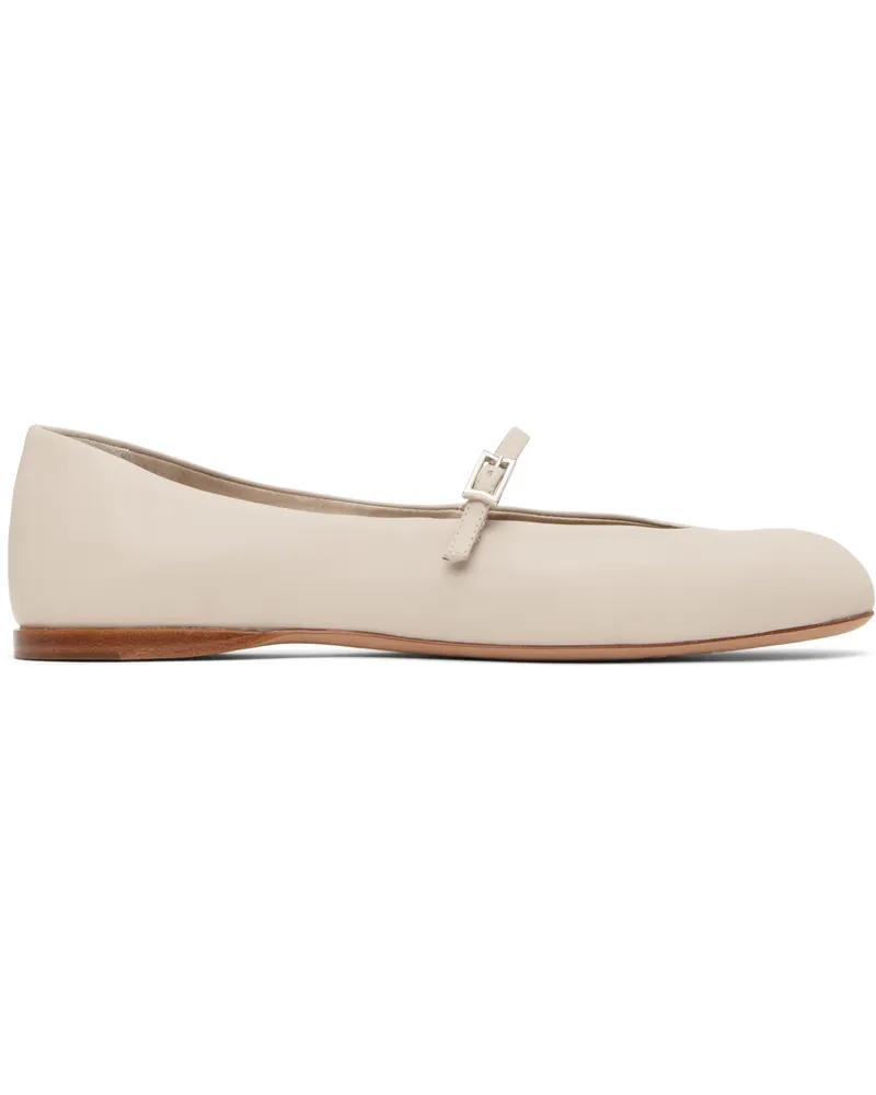 Max Mara Off-White MmBallet Flats 067
