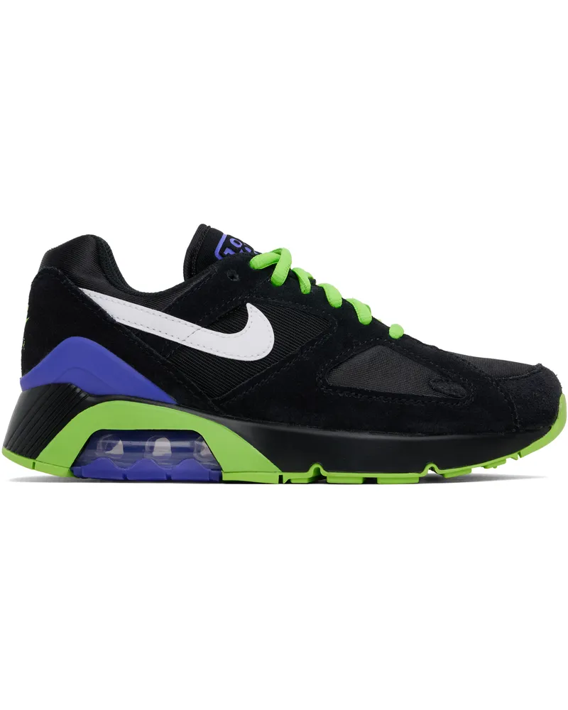 Nike Black & Green Air Max 180 Beetlejuice Sneakers Black