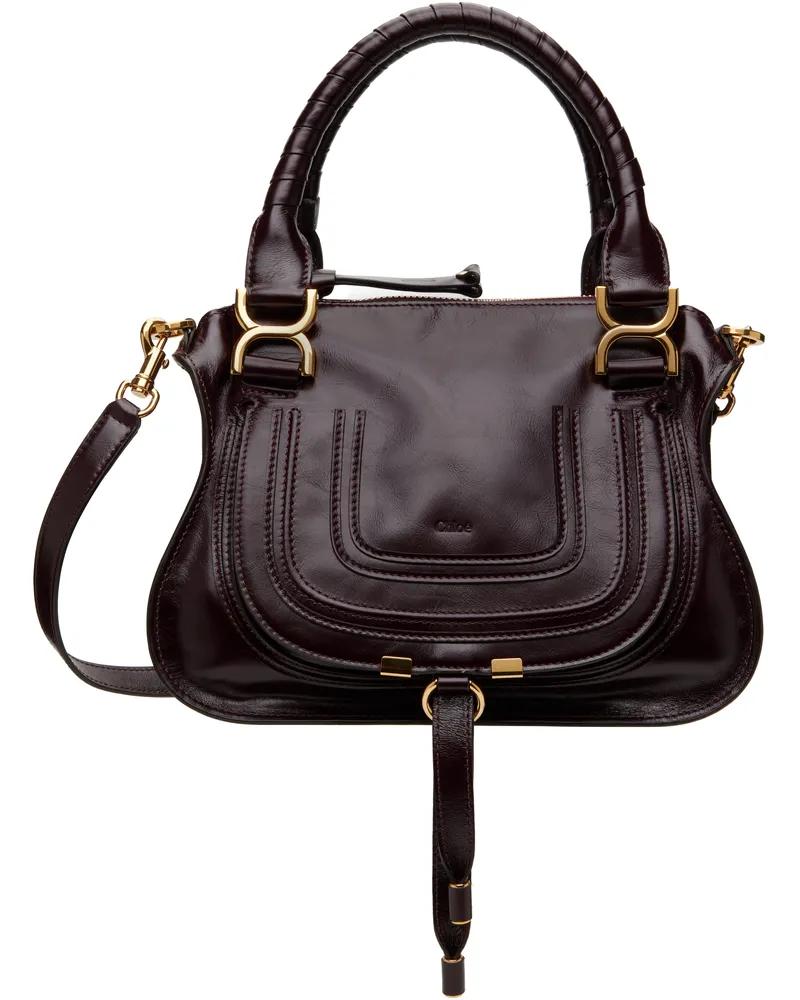 Chloé Burgundy Small Marcie Bag 607
