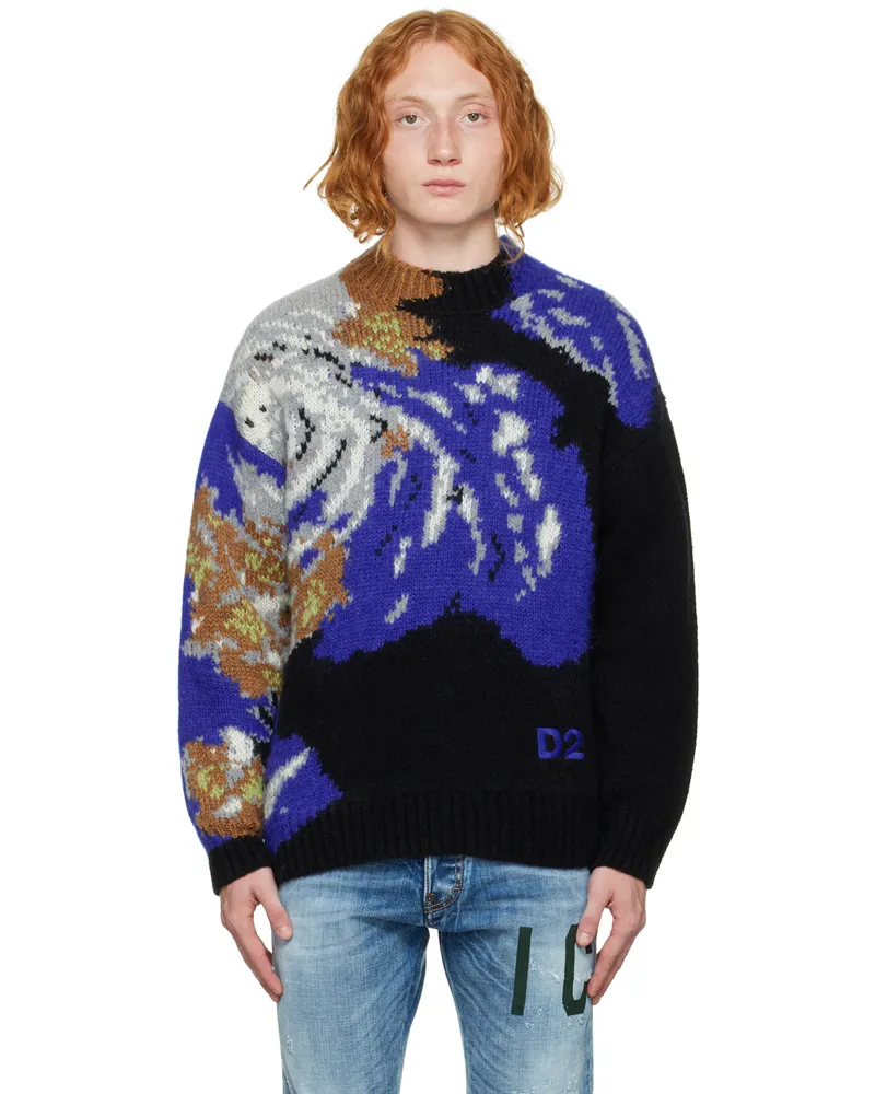 Dsquared2 Multicolor Earth View Sweater 961