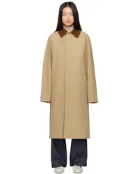 A.P.C. Beige Gaspard Coat Baa