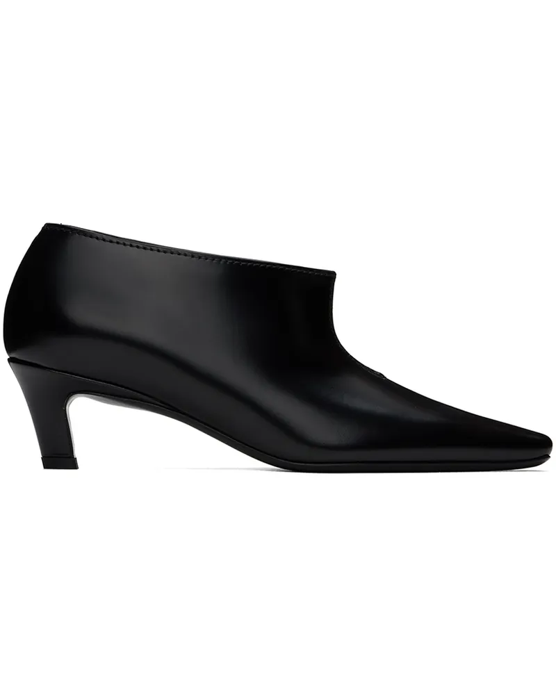 Totême Black 'The Wide Shaft' Boots 001
