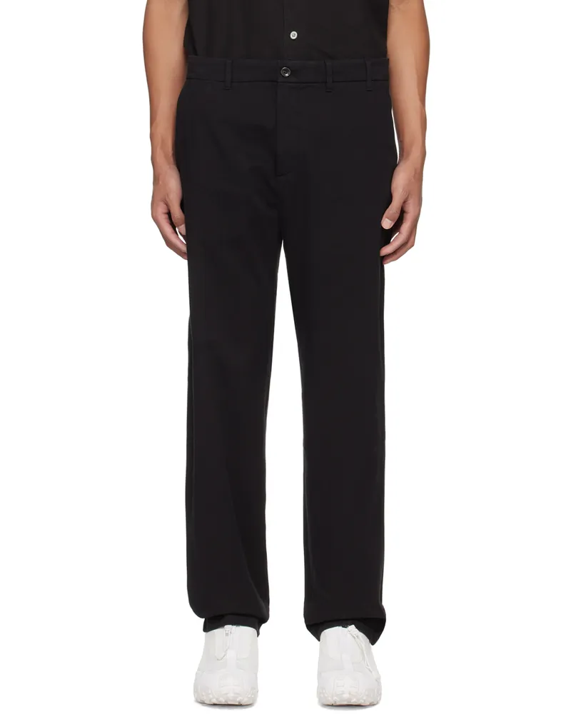 Norse Projects Black Aros Regular Trousers 9999