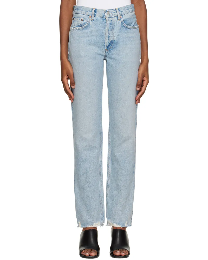 AGOLDE Blue Lana Jeans Curio