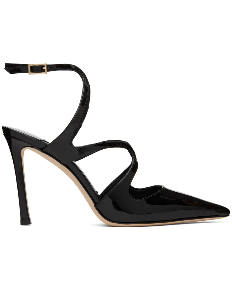 Jimmy Choo Black Azia 95 Pumps Black