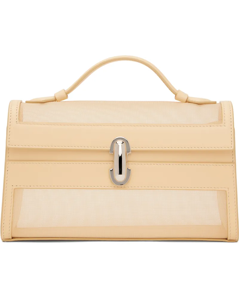 SAVETTE Beige Symmetry Pochette Bag 111