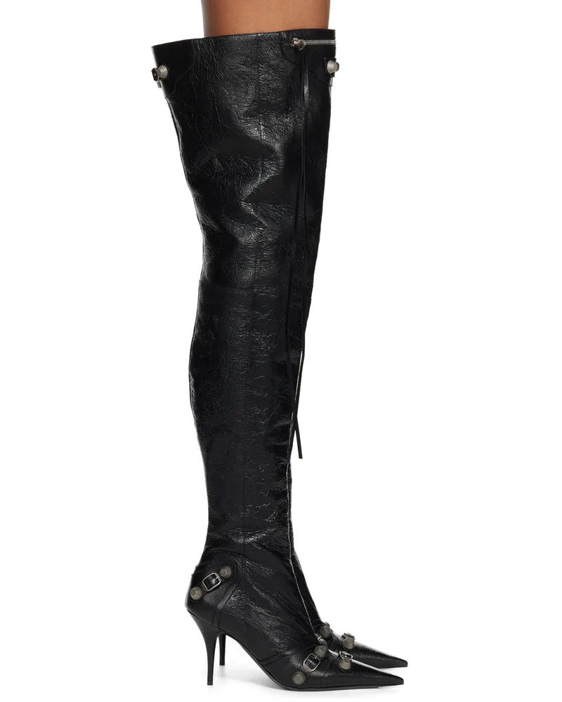 Balenciaga Black Cagole Boots 1081
