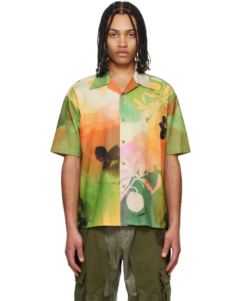 Andersson Bell SSENSE Exclusive Multicolor Rhino Tie Dye Print Shirt