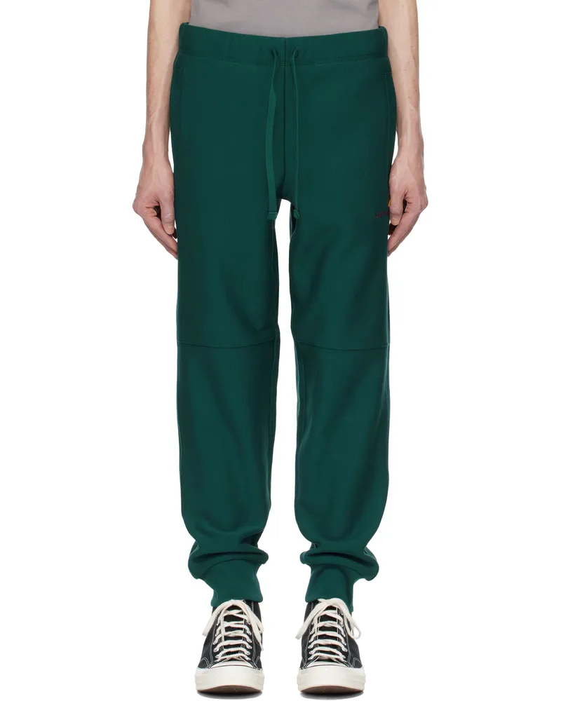 Carhartt WIP Green American Script Sweatpants 2m1xx
