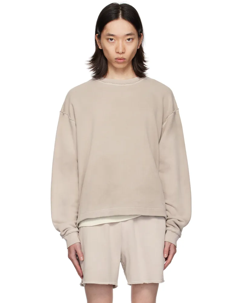 John Elliott + Co Taupe Skeptic Sweatshirt Dusty