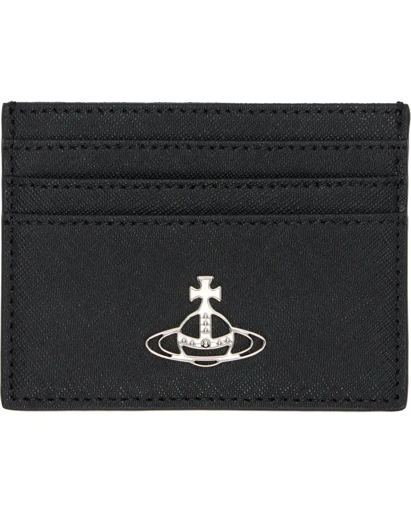Vivienne Westwood Black Flat Card Holder N401