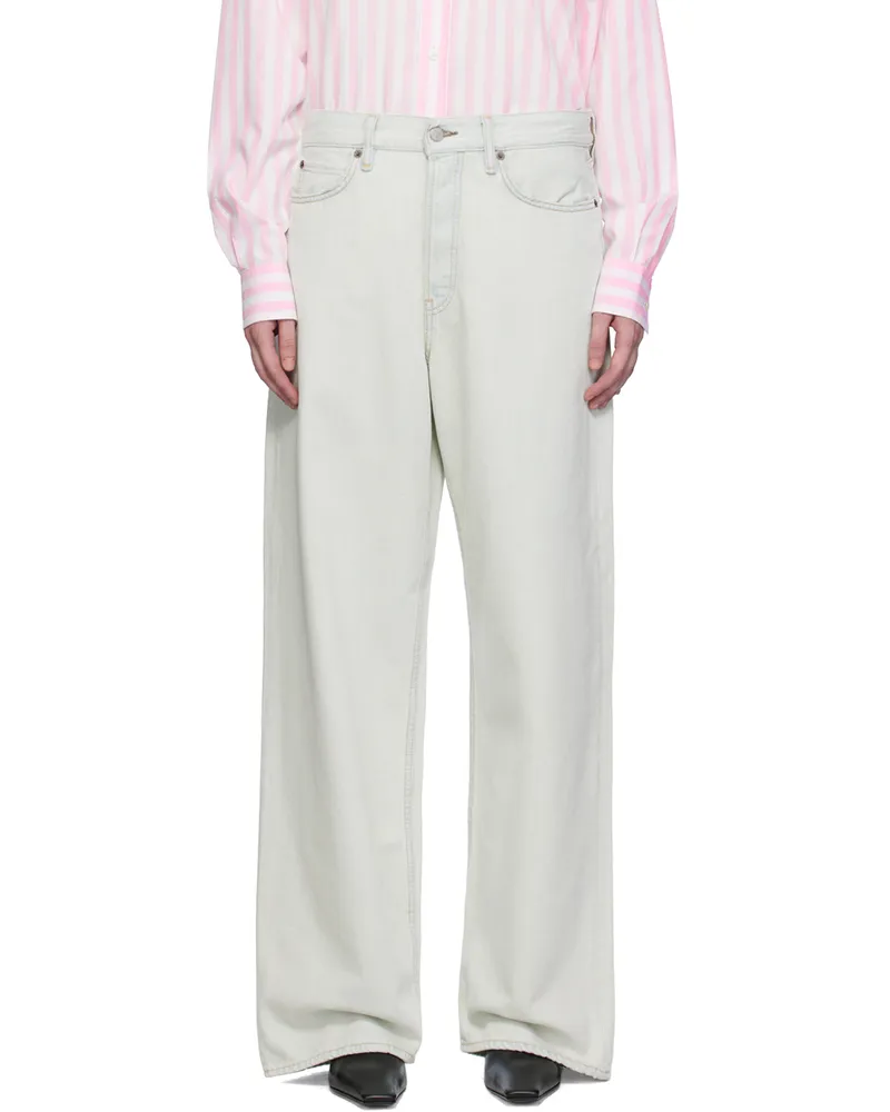 Acne Studios Blue Loose Fit 1981F Jeans Light