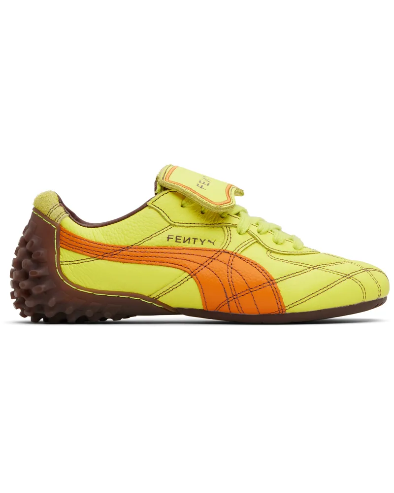 Puma Yellow & Orange Fenty Edition Avanti LS Stitched Sneakers Lime