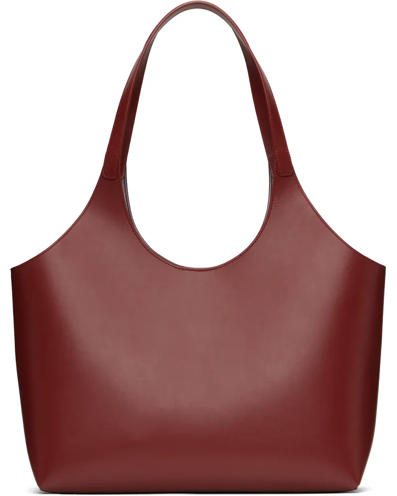 Aesther Ekme Burgundy Cabas Tote 232