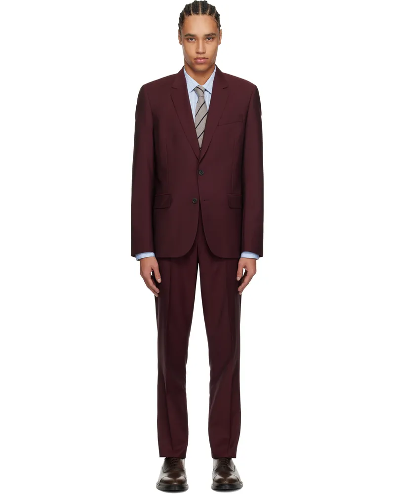 Paul Smith Burgundy 'The Soho' Suit 28