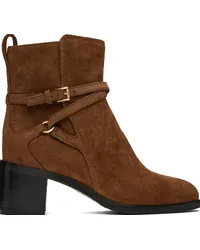 Rag & Bone Brown Hazel Buckle Boots Camelsd