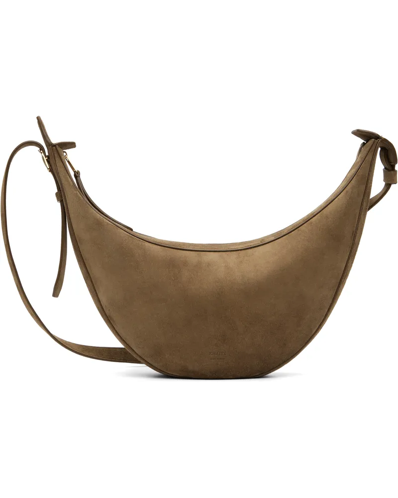 KHAITE Brown Small Augustina Crossbody Bag 737