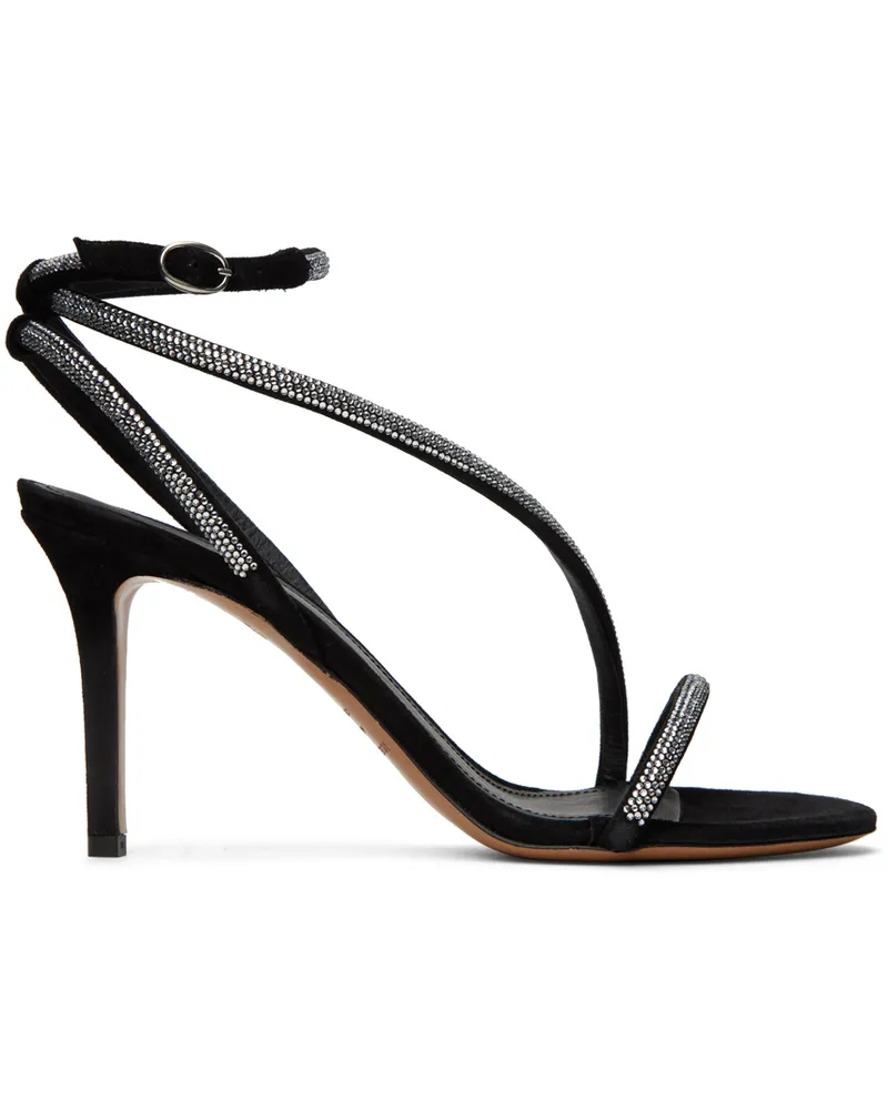 Isabel Marant Black Atria Heeled Sandals 08si