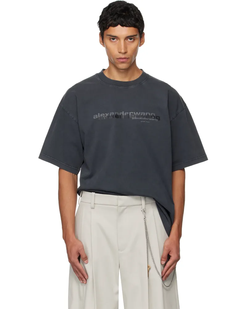Alexander Wang Black Short Sleeve T-shirt 011