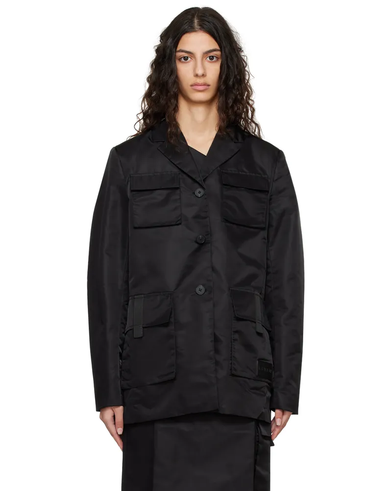 ROTATE Birger Christensen Black Pocket Blazer 1000